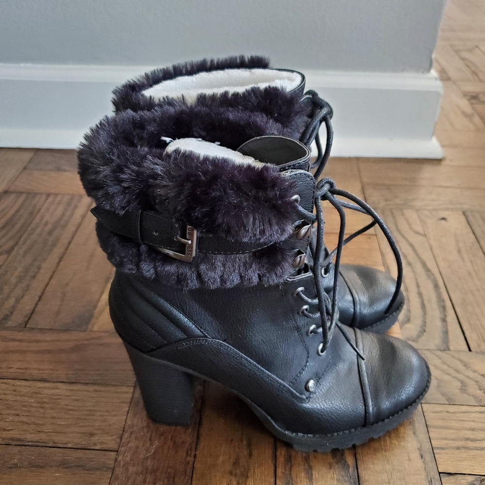 Guess faux fur boots